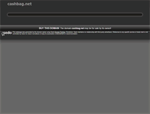 Tablet Screenshot of cashbag.net